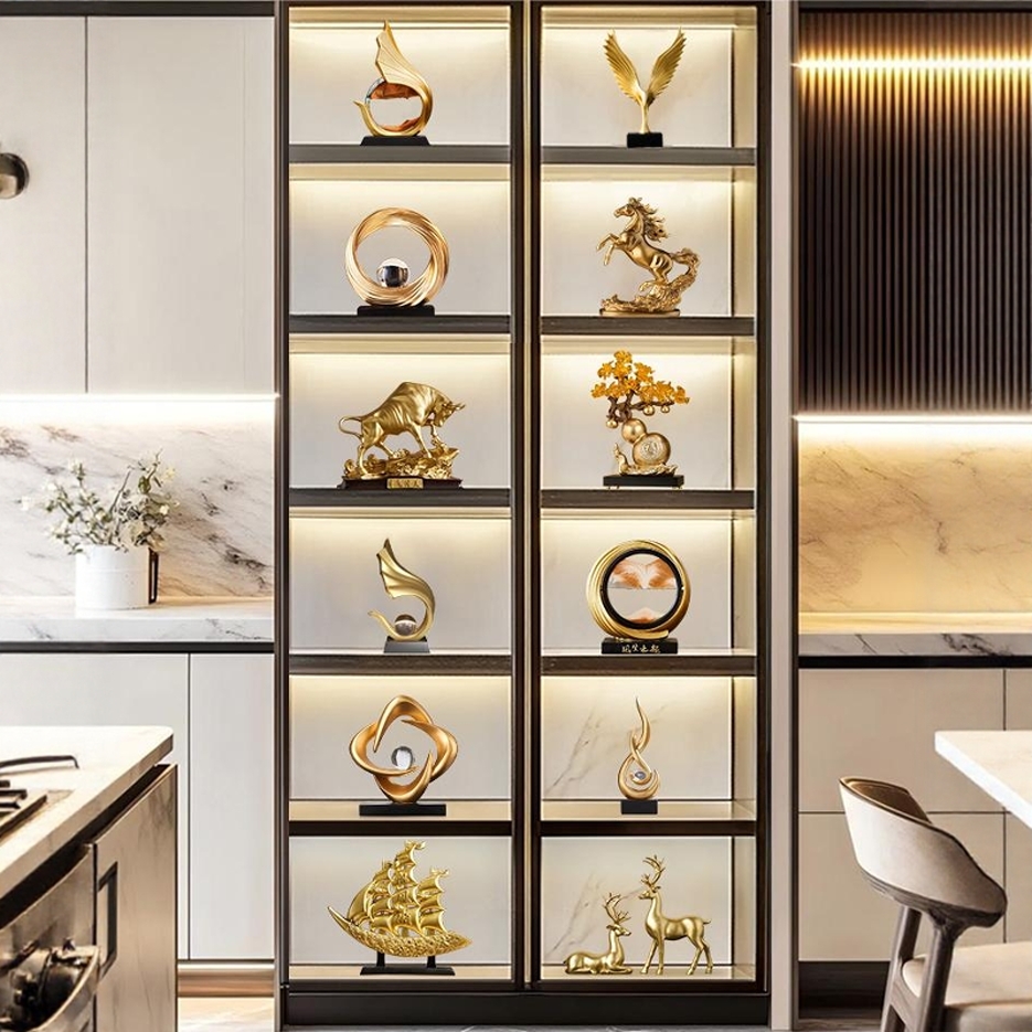 酒柜装饰品摆件客厅2025新款轻奢高档电视柜高端高级感办公室柜子
