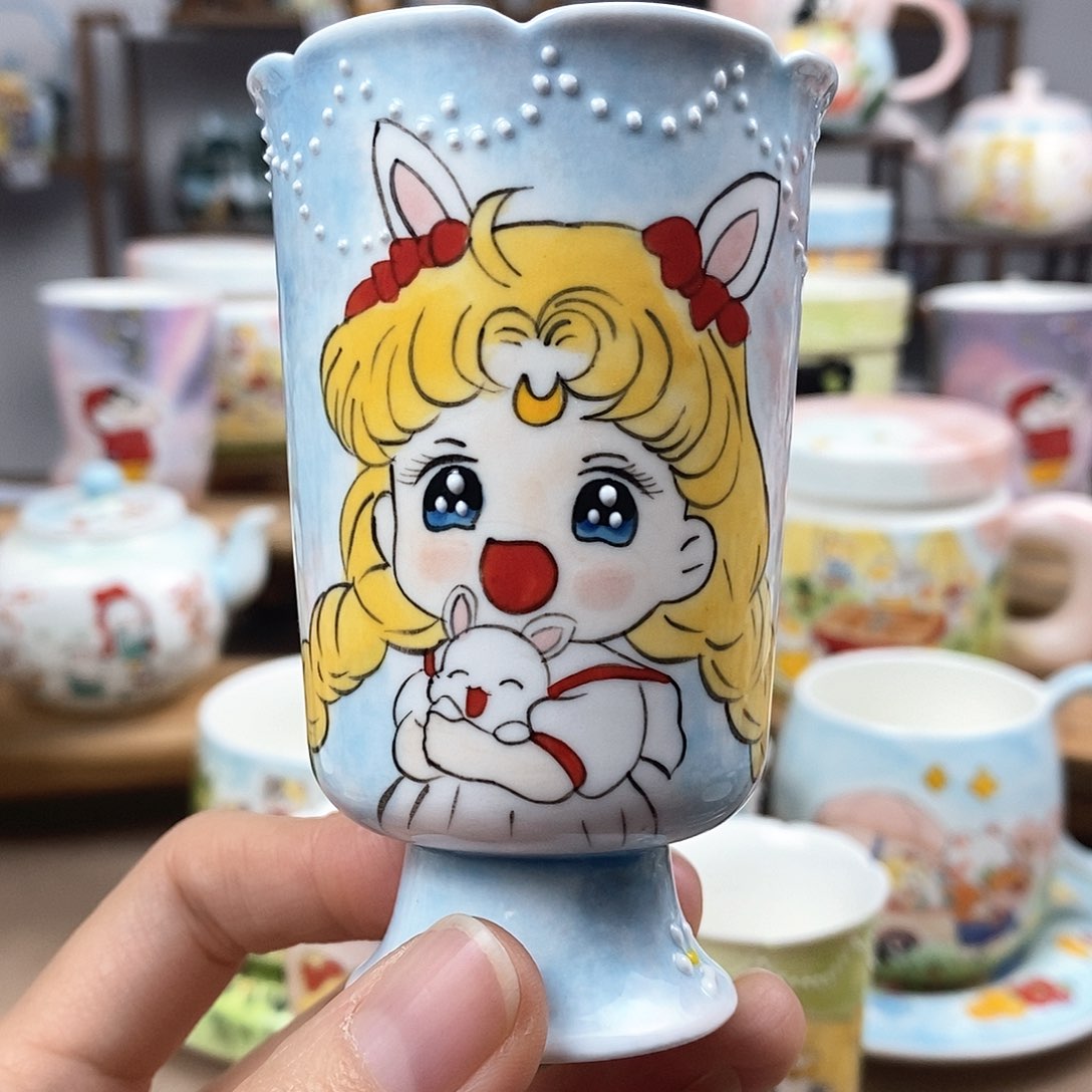 杯景德镇陶瓷高温瓷