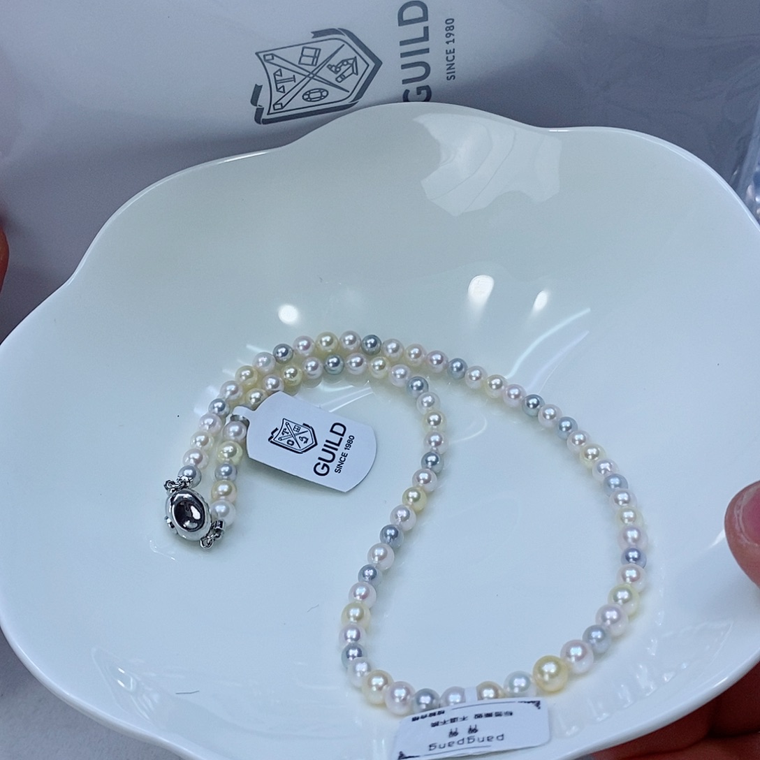 海水珍珠颈饰银S925镶嵌