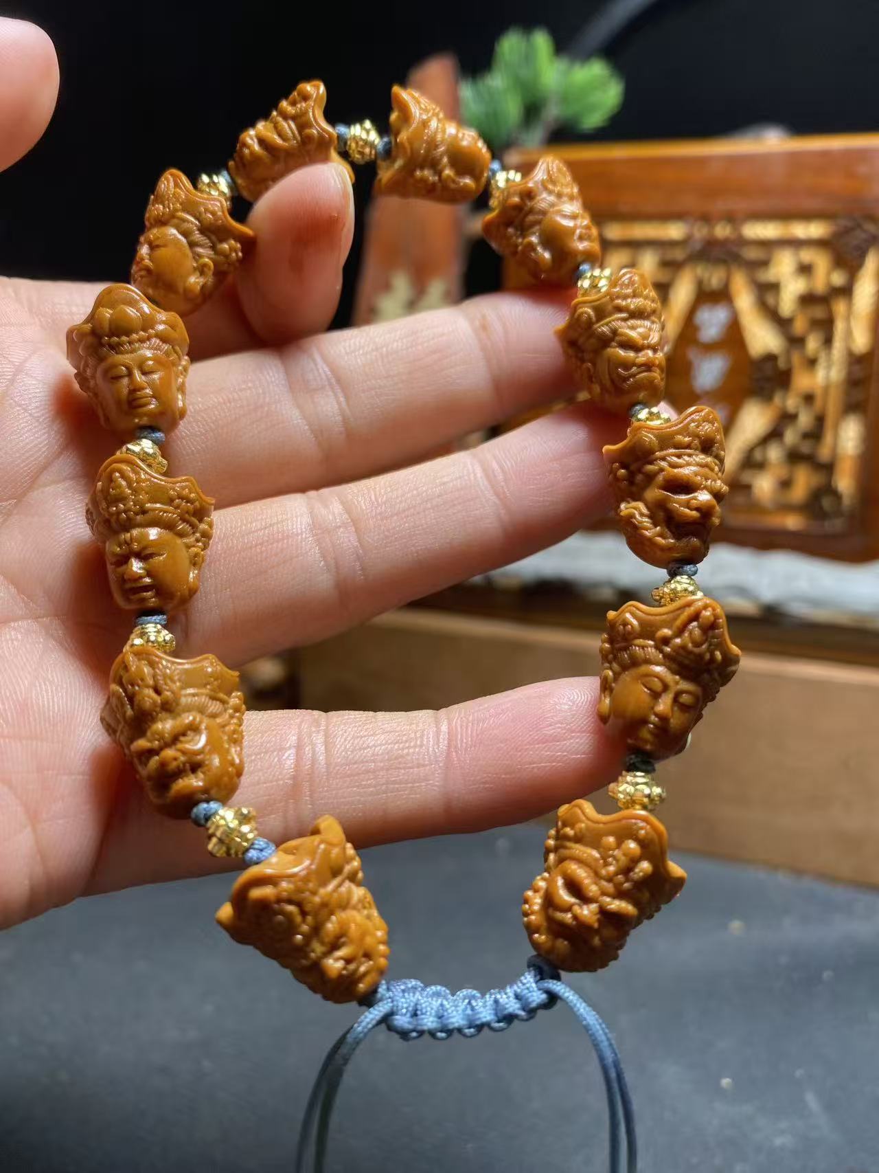 核尖橄榄核万佛法相手串新品爆