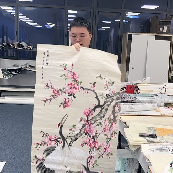 国画纯手绘字画宣纸