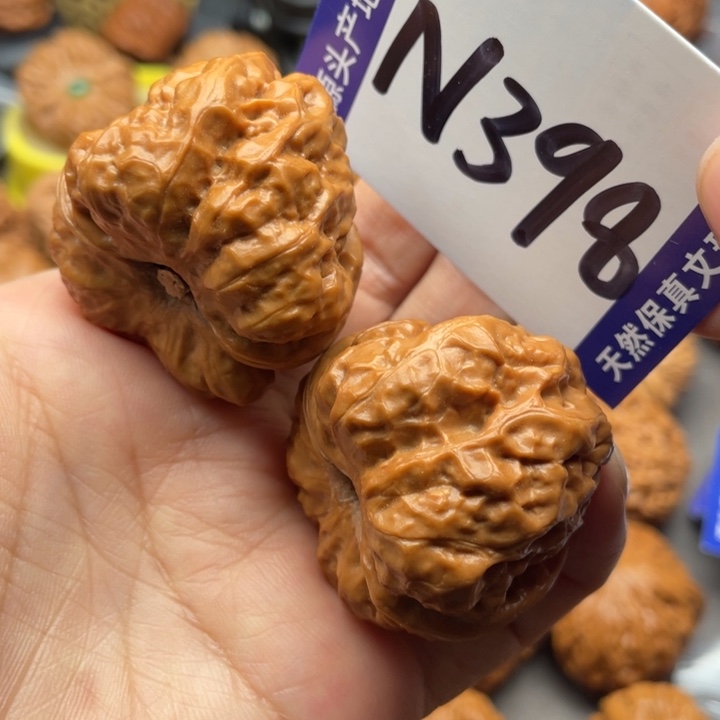 桃核把件蛙蛙38尺