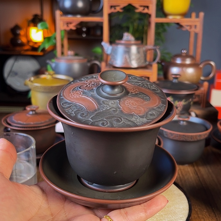 精品如意盖碗精品