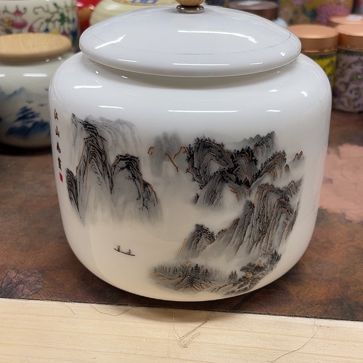 陶瓷罐茶叶罐密封罐储物罐