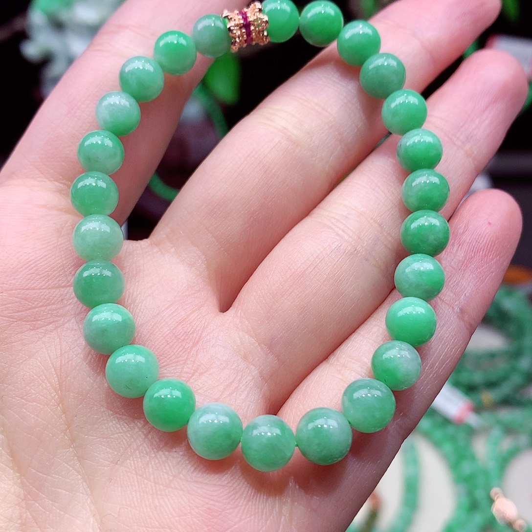 翡翠未镶嵌手链翡翠