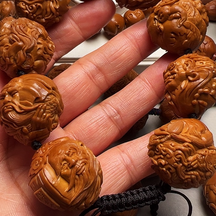 菜***理橄榄核手串/手链群仙会