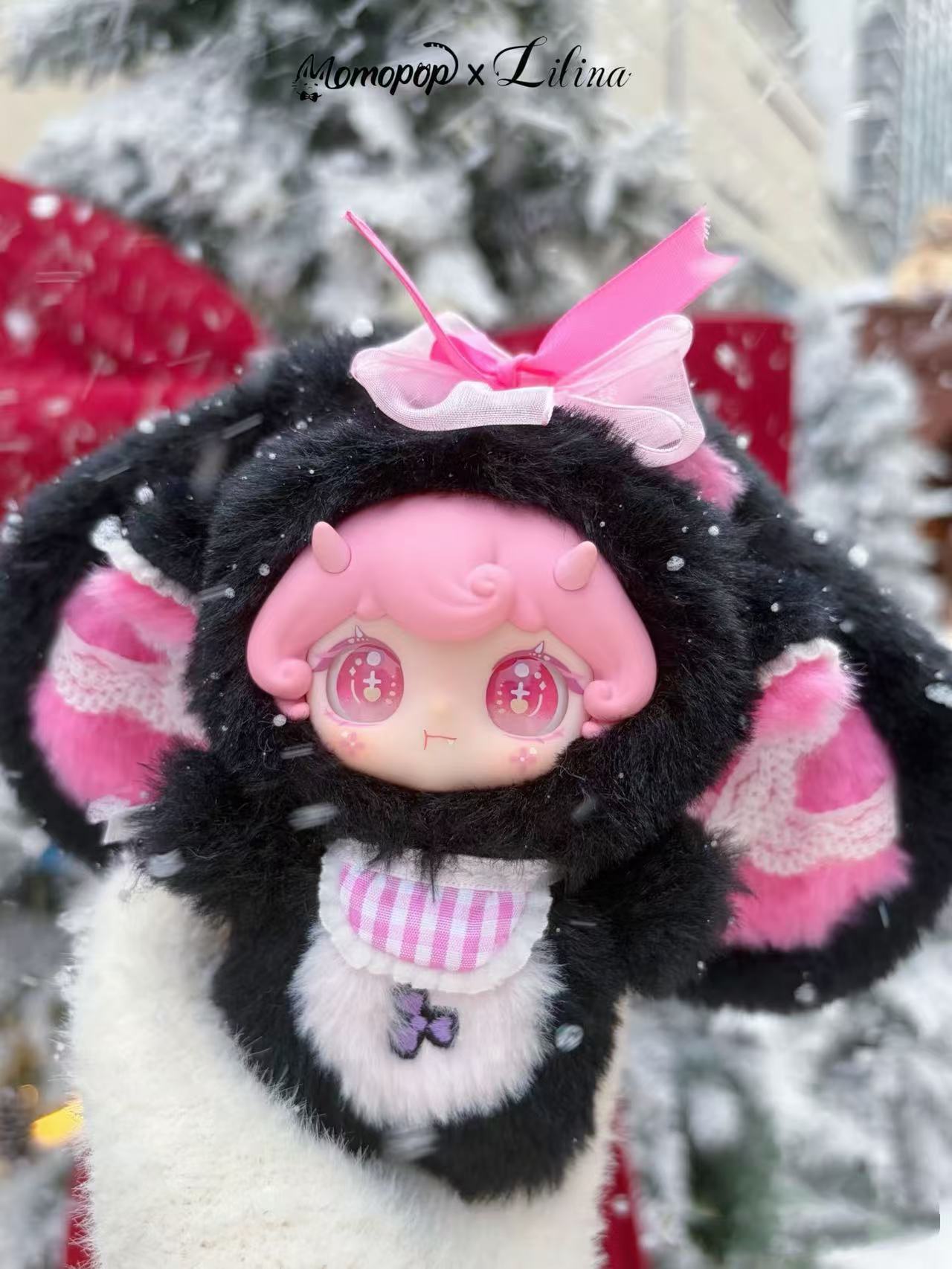 A51【正版】莉莉娜-花漾梦语毛绒钥匙扣包挂