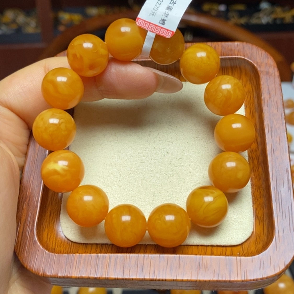 【闪购商品】蜜蜡手链未镶嵌手串