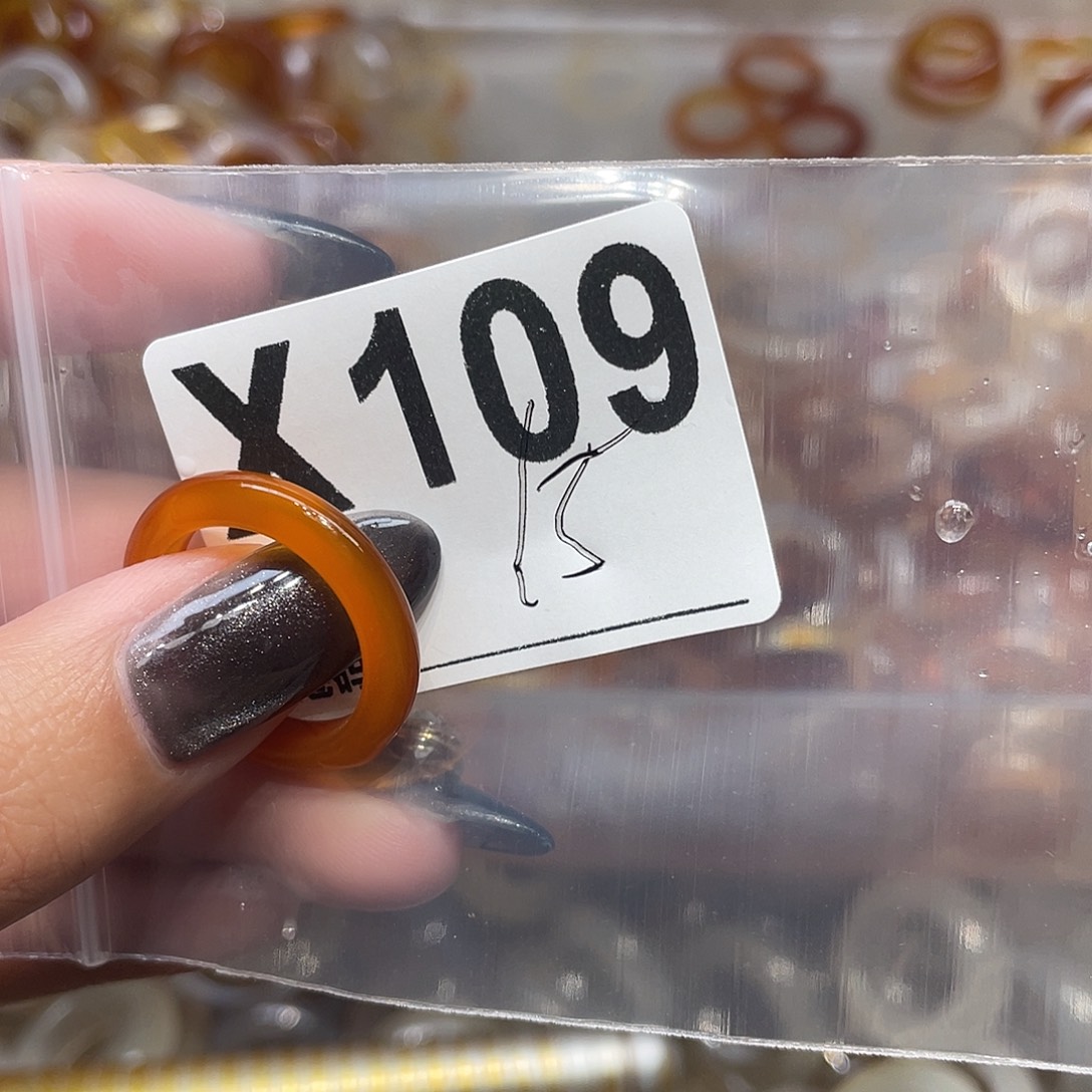 玛瑙/玉髓未镶嵌戒指109