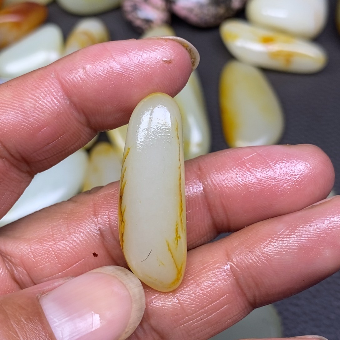 和田玉挂件未镶嵌枫*