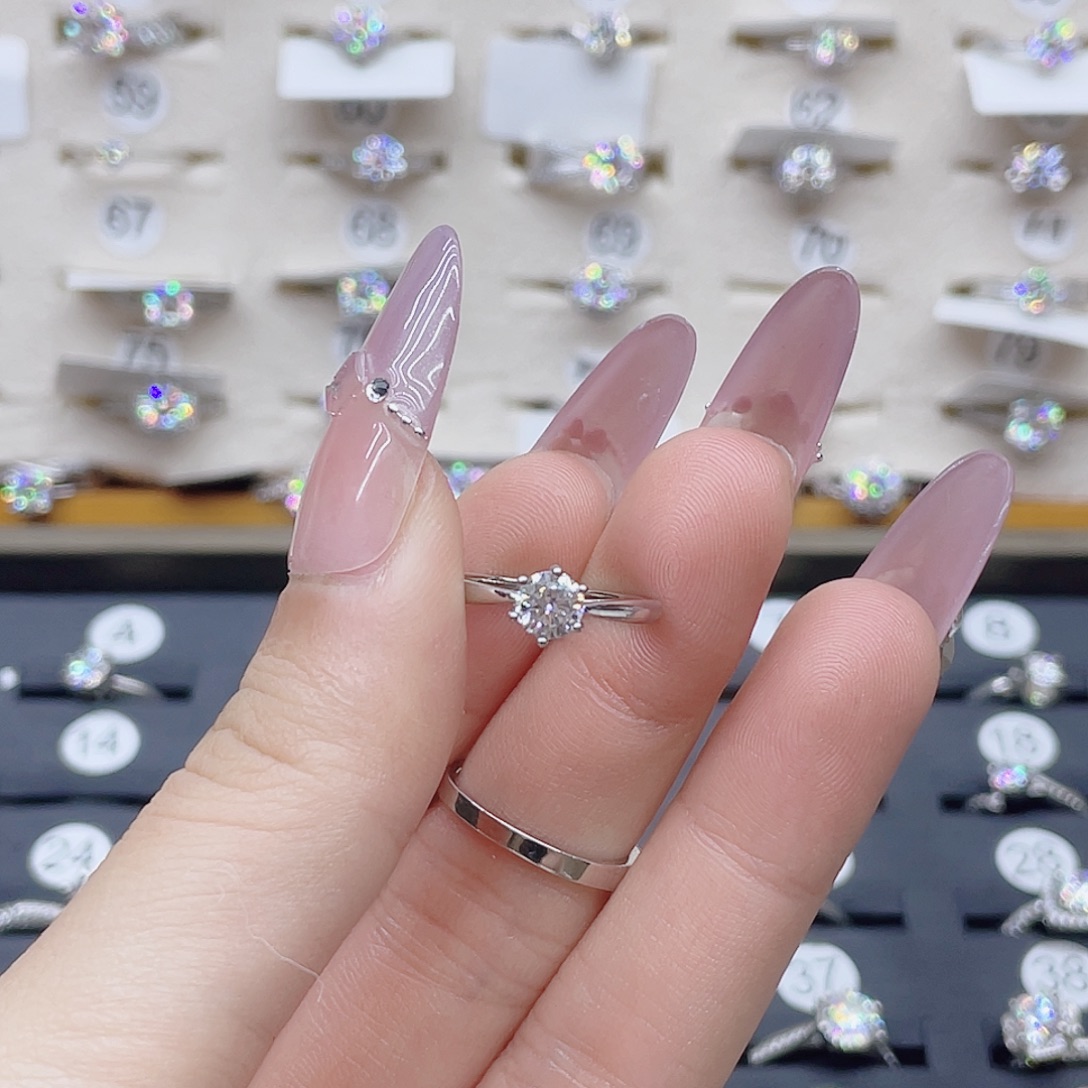 莫桑石非金属圈口16光臂50分