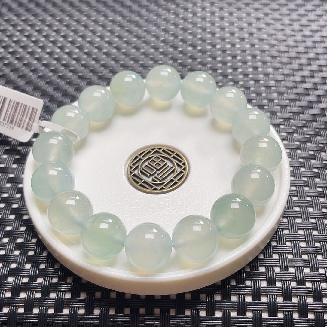 翡翠手链未镶嵌卡12.4