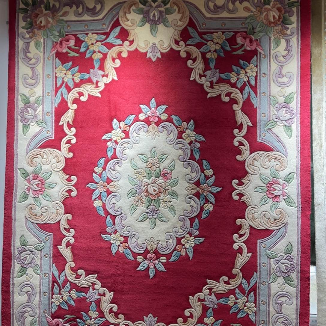 羊毛150×200手工羊毛加密加厚客厅毯