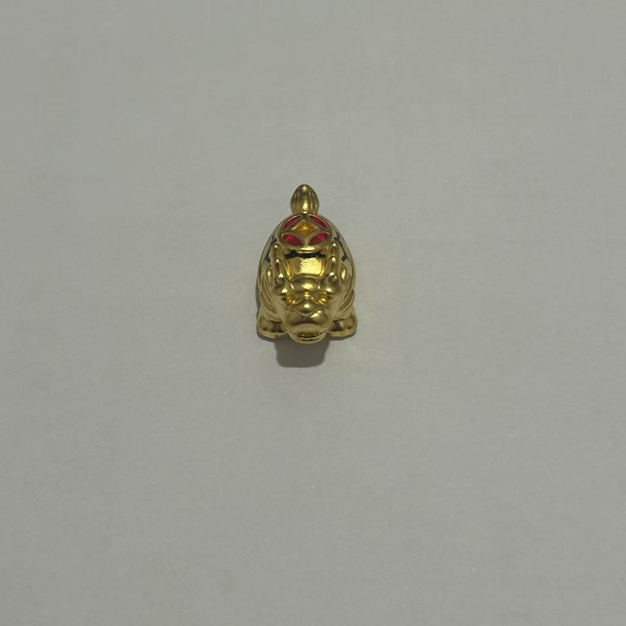 CBAI/菜百SY 足金项坠足金990可爱精美气质可穿手绳