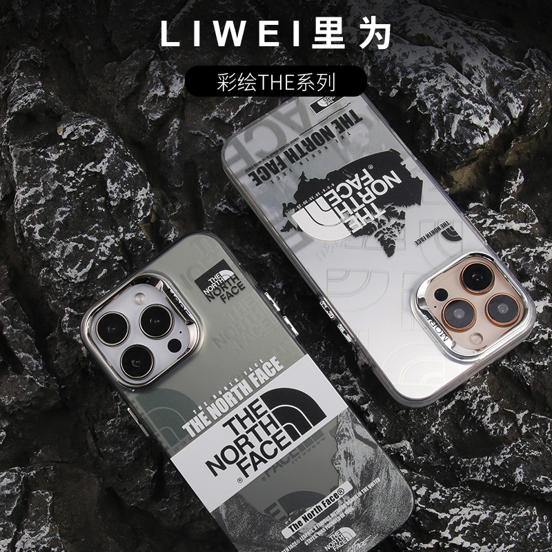 THE软边硬背彩绘浮雕适用苹果17/16/15/14/13 Promax手机壳保护套