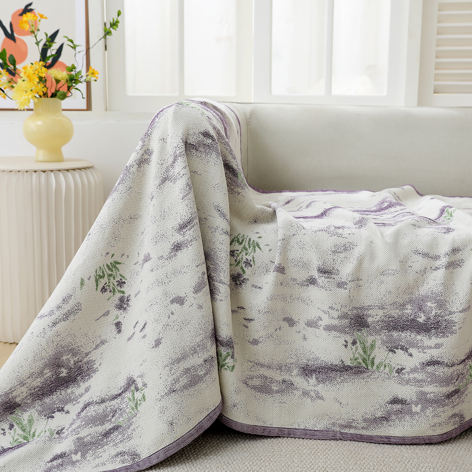 【蔚然沙发巾】90*230CM定制加大加厚加密防滑沙发巾