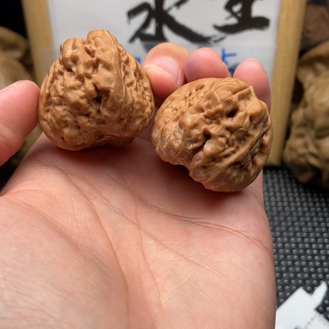 吊坠文玩核桃36全品开背蛙