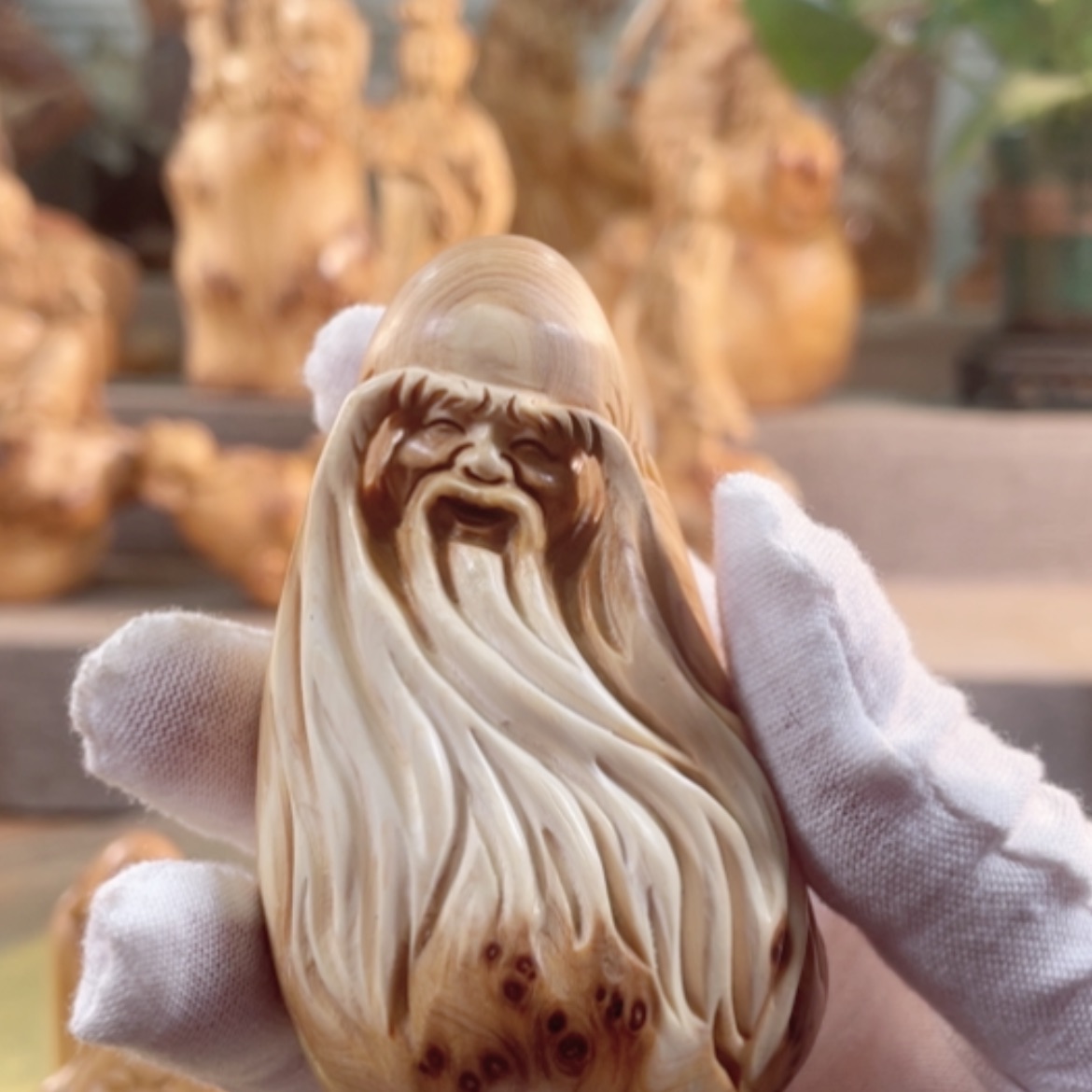 【闪购商品】柏木用****2崖柏工艺品手把件