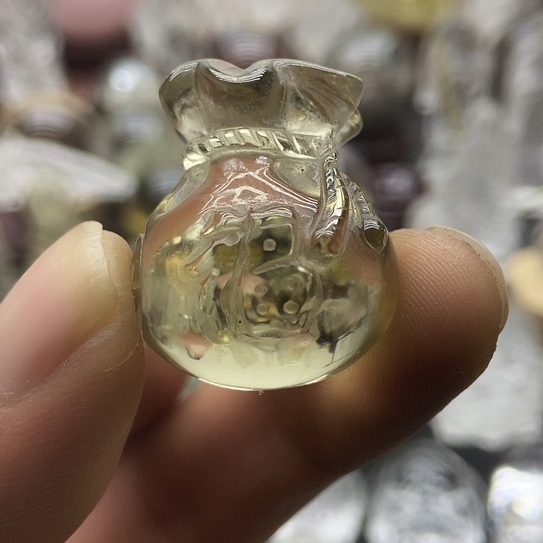 水晶摆件未镶嵌吊坠