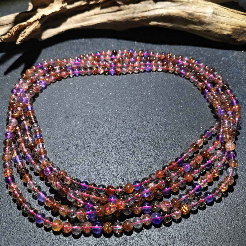 【福佑佑珠宝】F1575 黑加仑超七高配版多圈手链多样性发其一