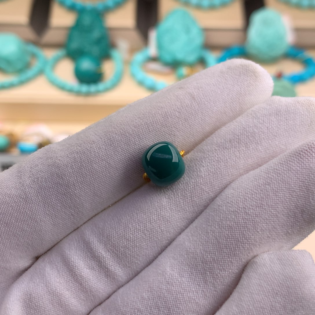 绿松石珠宝奇石未镶嵌9.4-8.3