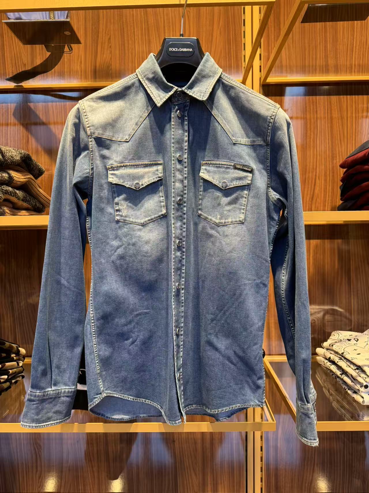 奥莱【珊珊意大利】D......G 男士上衣牛仔