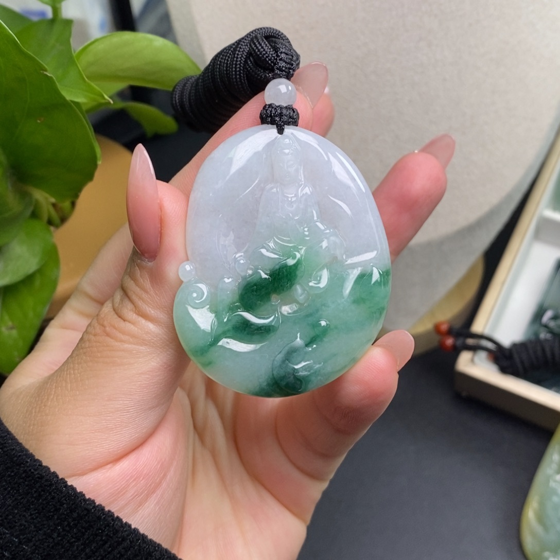 颈饰未镶嵌翡翠缅甸天然A货翡翠