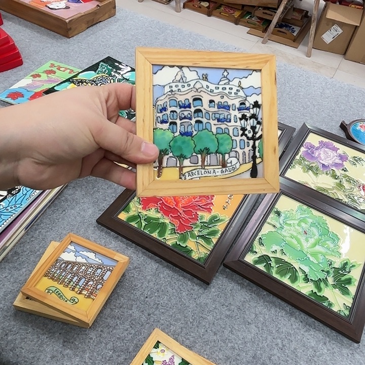 陶瓷板画10/10单瓷片微瑕