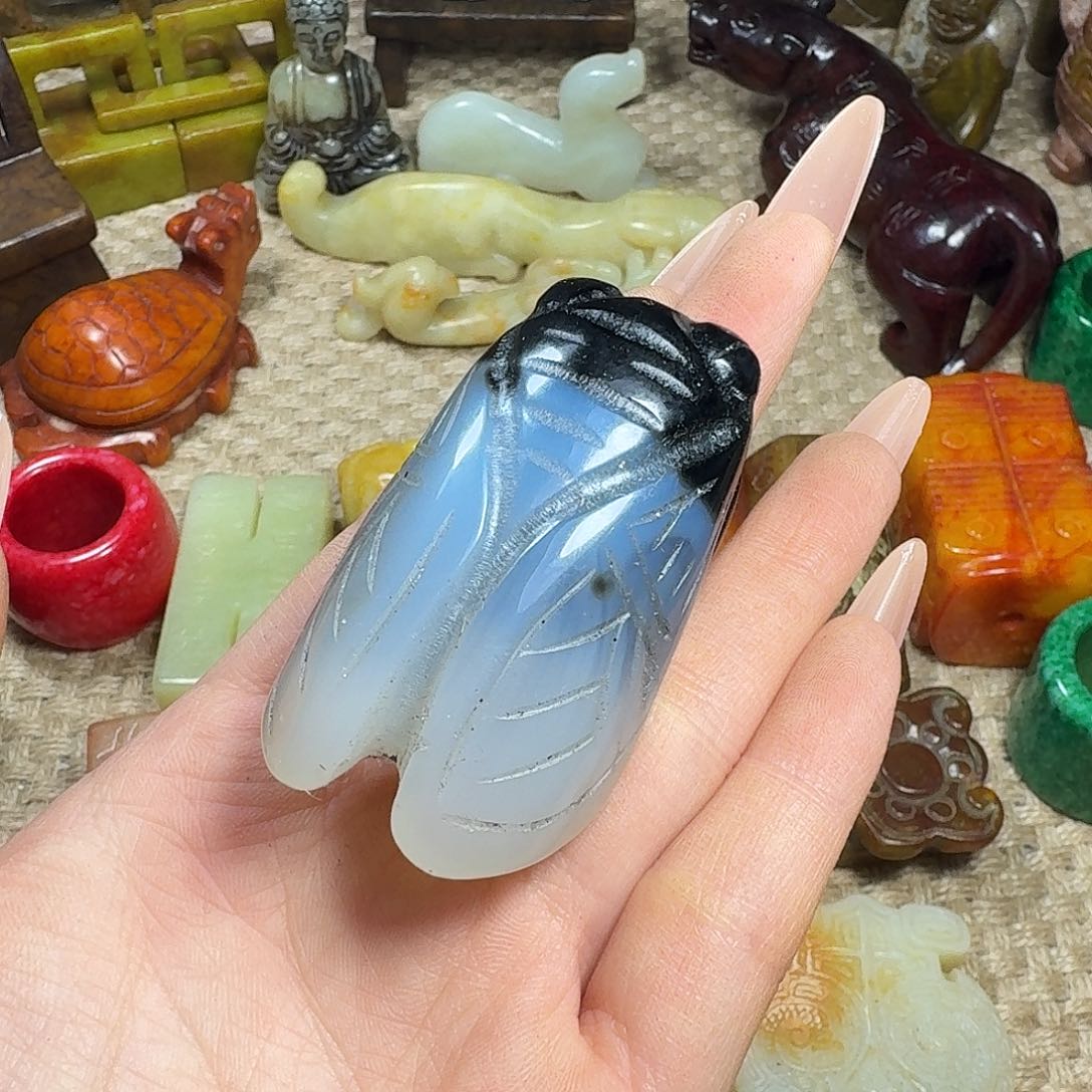 白玉菩提吊坠挂件