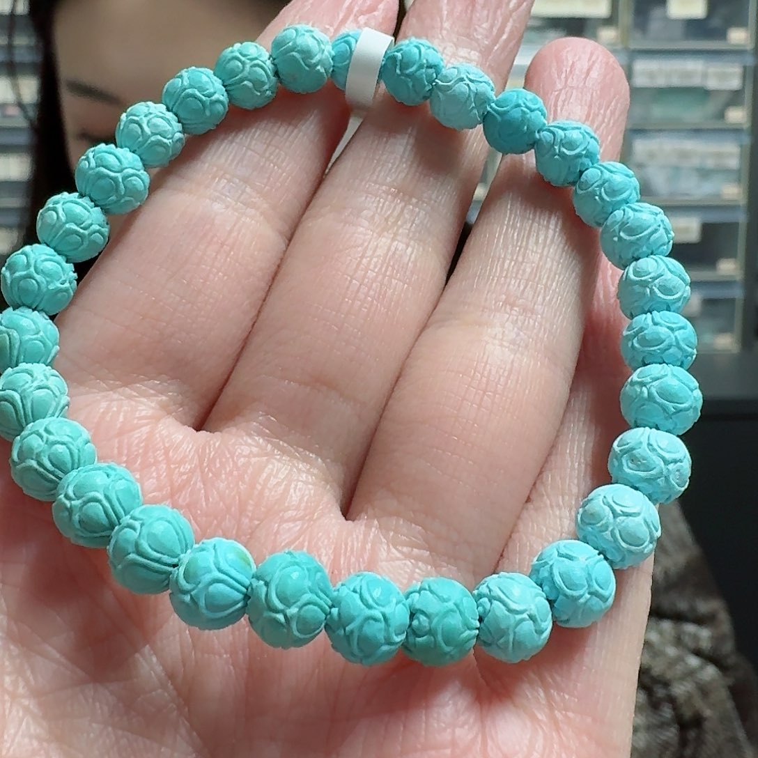 绿松石珠宝奇石未镶嵌