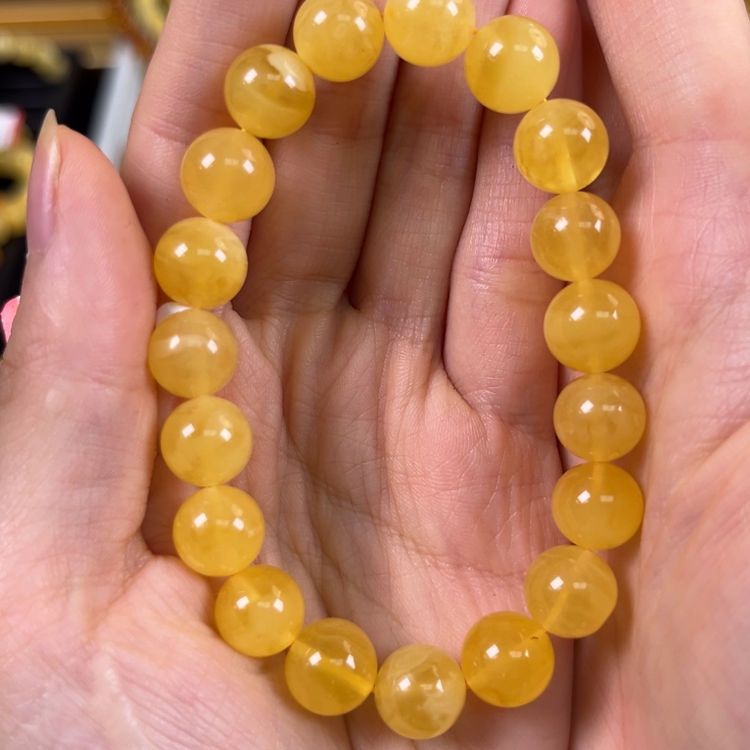 裸石琥珀未镶嵌10+鸡油黄