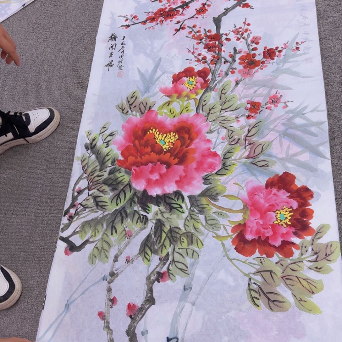 国画国画作品多次