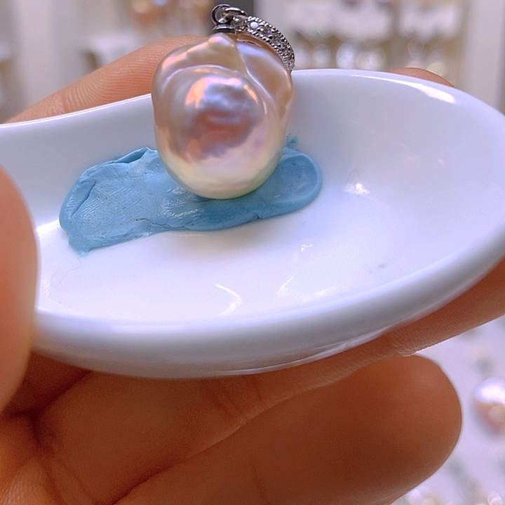 淡水珍珠颈饰合金