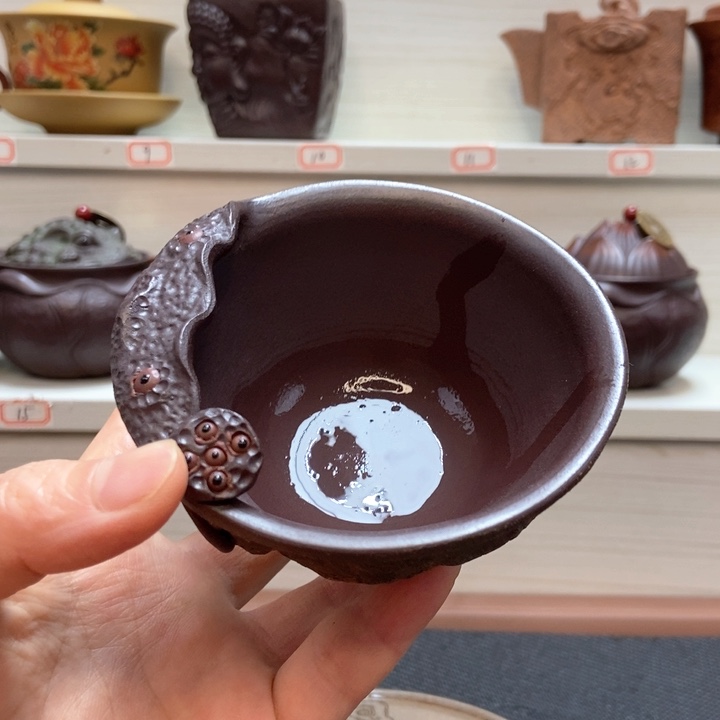 宜兴原矿手工紫砂主人杯