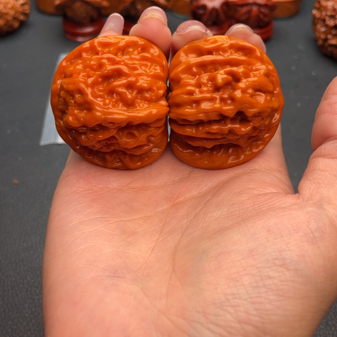 把件文玩核桃四座楼