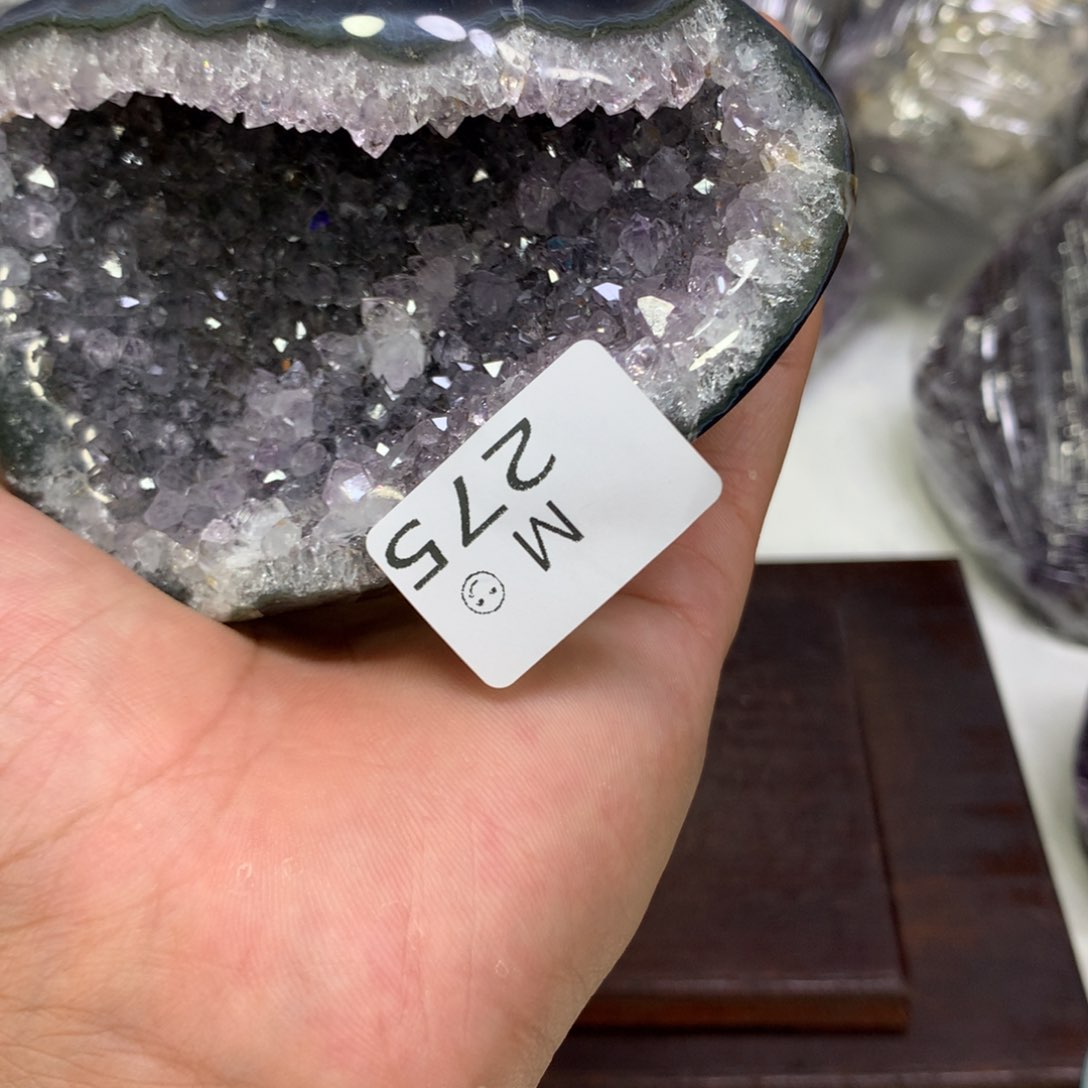 紫晶摆件未镶嵌水晶