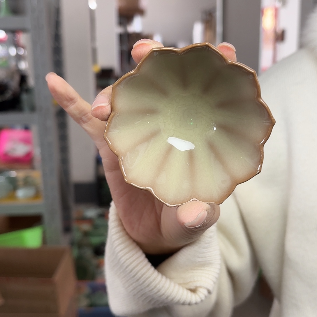 龙泉云间青瓷小米茶器