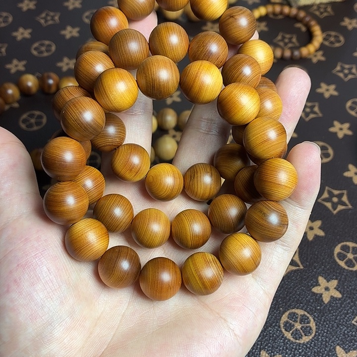 柏木（崖柏）手串/手链崖柏陈化干黑油15mm