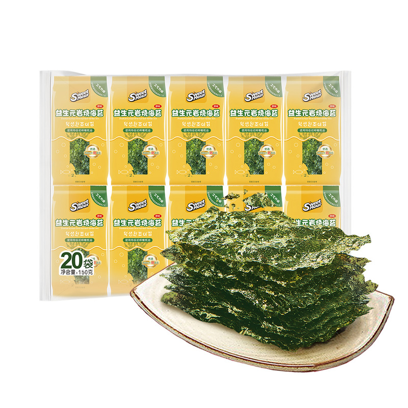 益生元岩烧海苔150g（20袋）零食