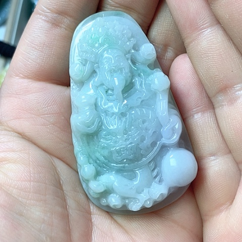 翡翠颈饰未镶嵌天然缅甸翡翠a货