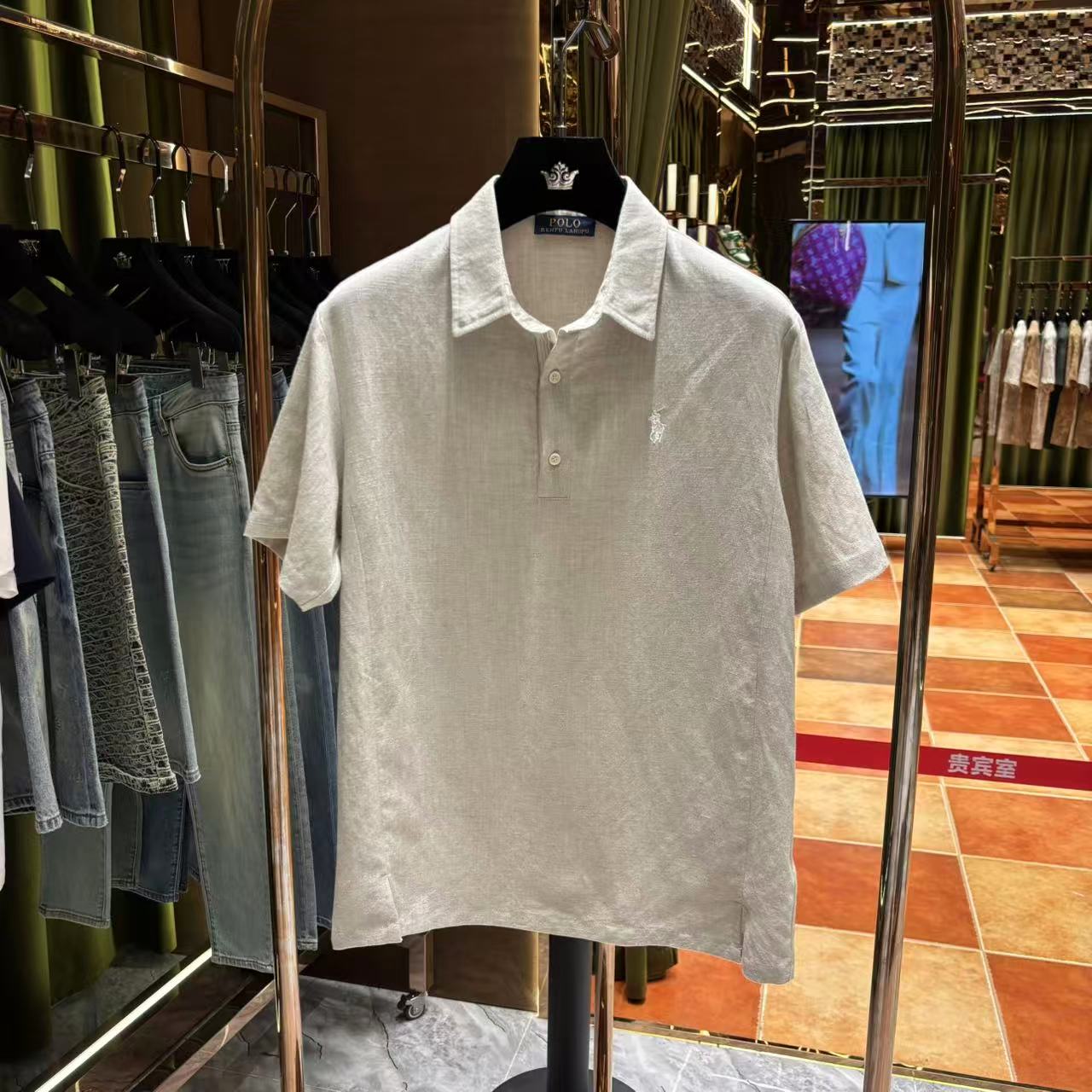 AX-GD【新款短袖】 2025夏季 高级感时尚百搭高端奢潮刺绣短袖27002