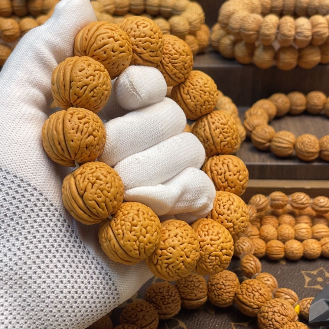 手串桃核待*功大龙蛋手串