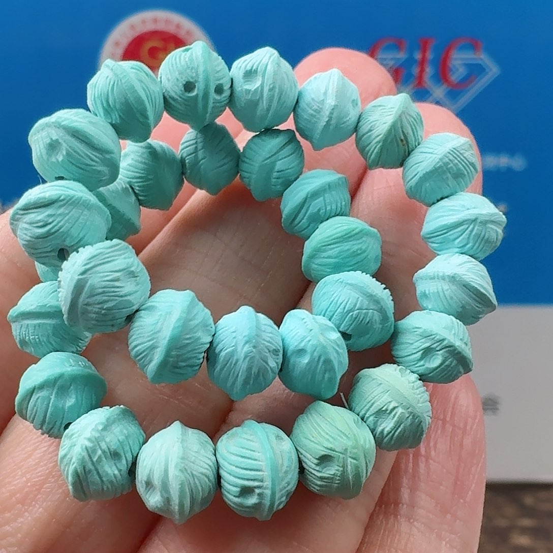 绿松石珠宝奇石未镶嵌