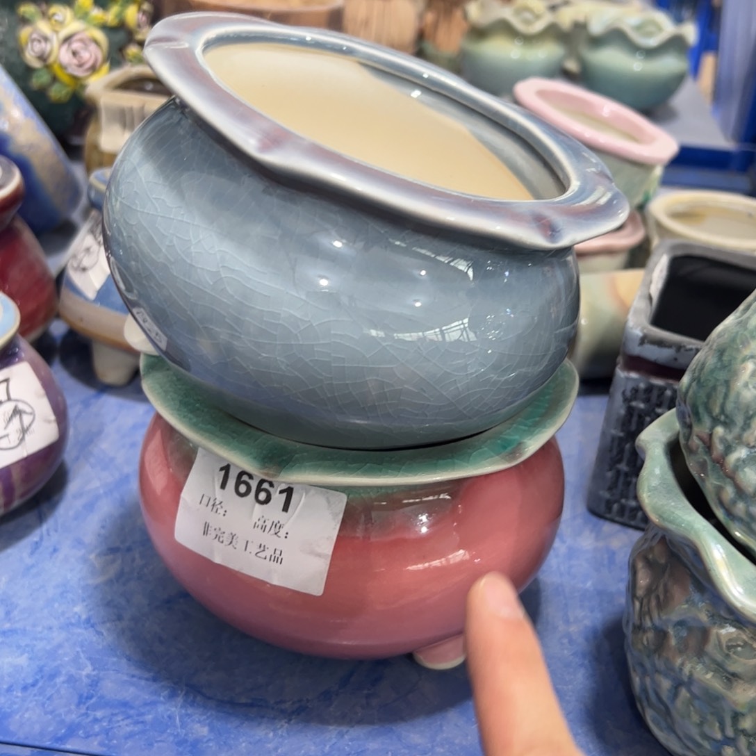 陶瓷陶瓷多肉花盆@@1663