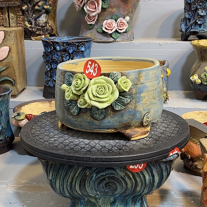 微瑕543 号陶然花器手工花盆