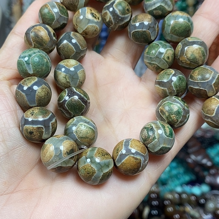 玛瑙/玉髓未镶嵌珠宝半成品玛瑙卡13.8mm