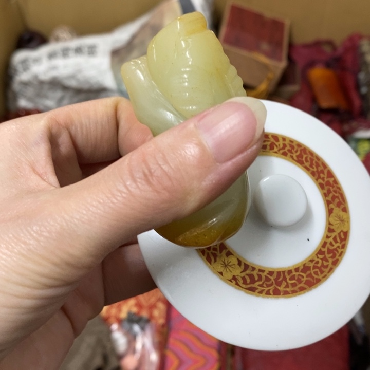 瓷片哈哈中古工艺品一件