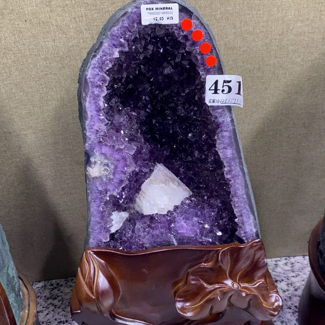 未镶嵌水晶大型摆件（非配饰）紫水晶451