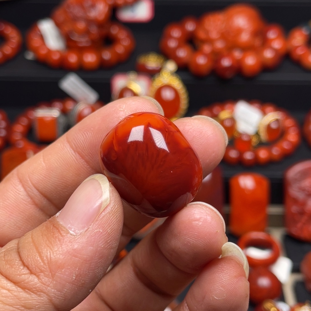 南红玛瑙珠宝奇石未镶嵌吊坠