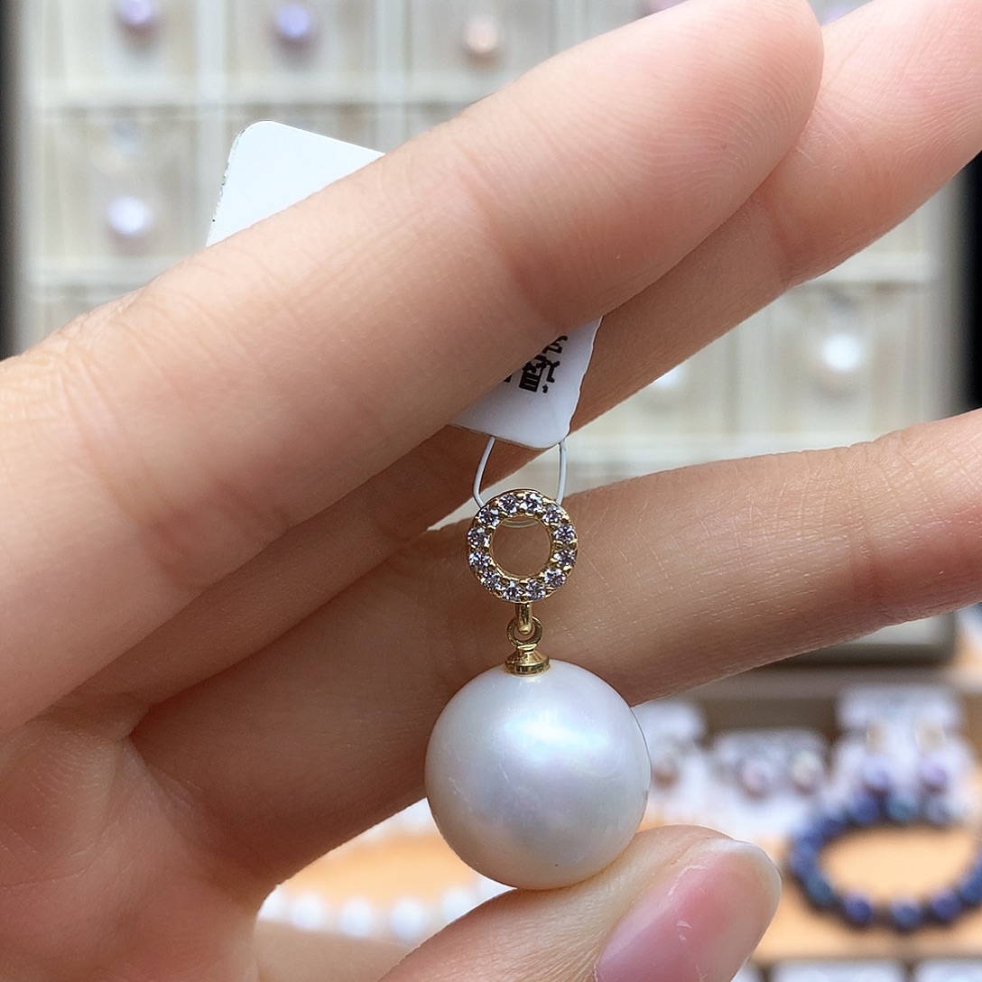 颈饰合金淡水珍珠